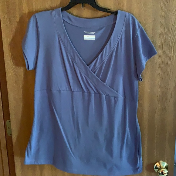Columbia Tops - Columbia women’s slate blue sportswear top size XL